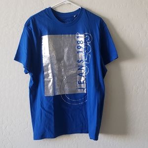 Men's Guess Metallic Print Logo T-shirt